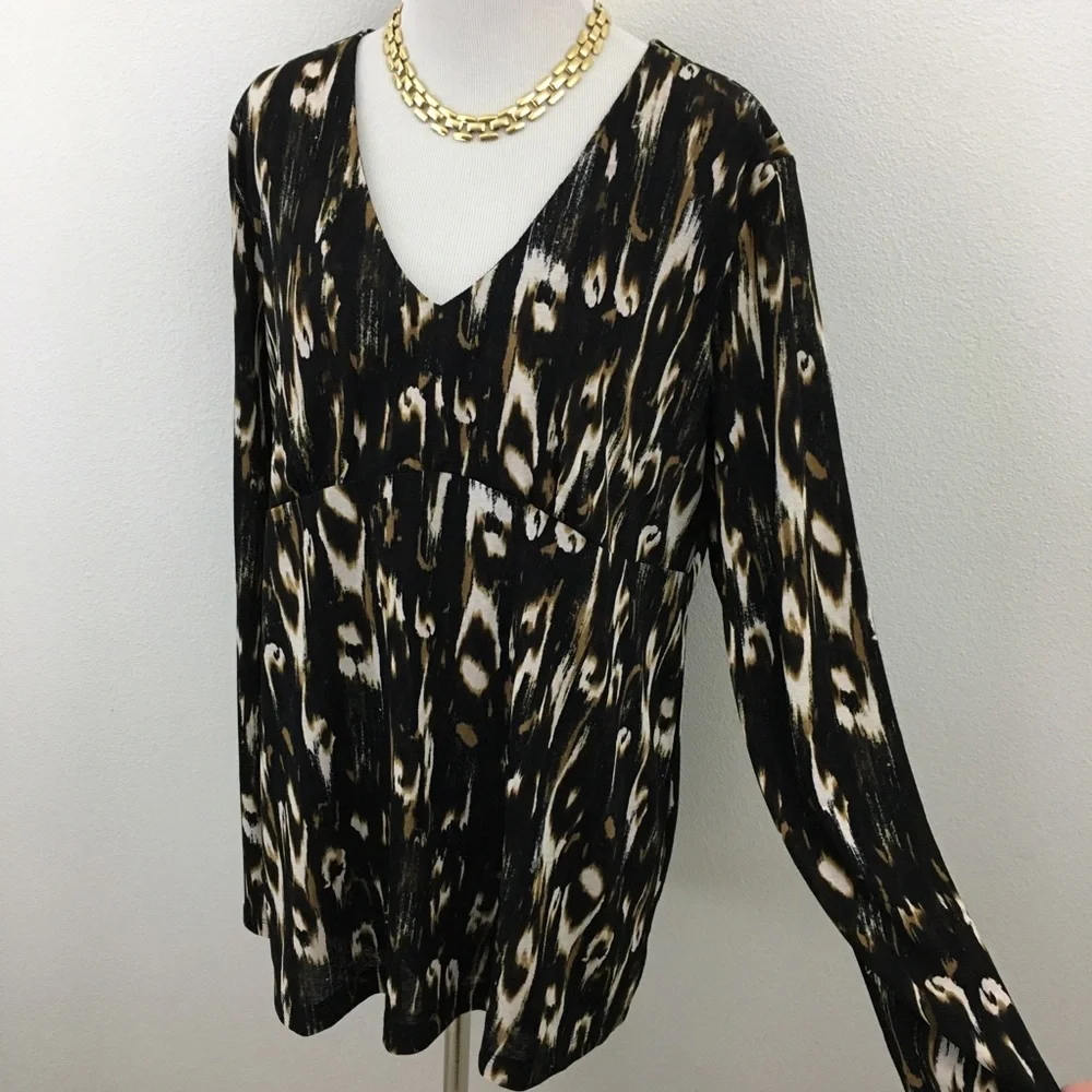 Dana Buchman | Long Sleeve Blouse - Picture 4 of 10